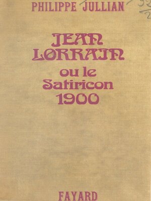 cover image of Jean Lorrain